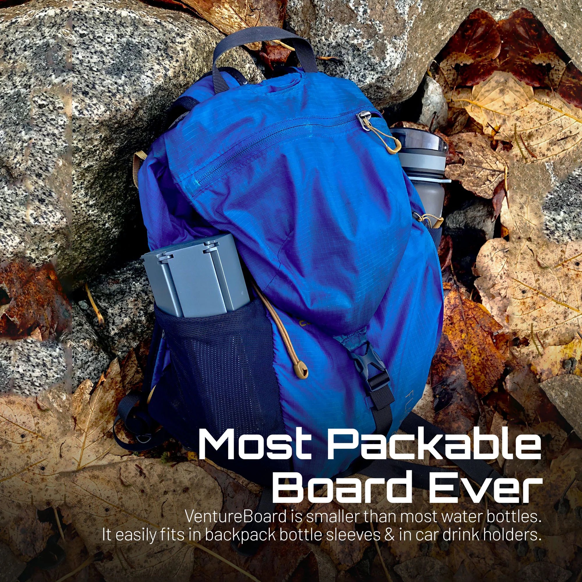 portable chess set in bag