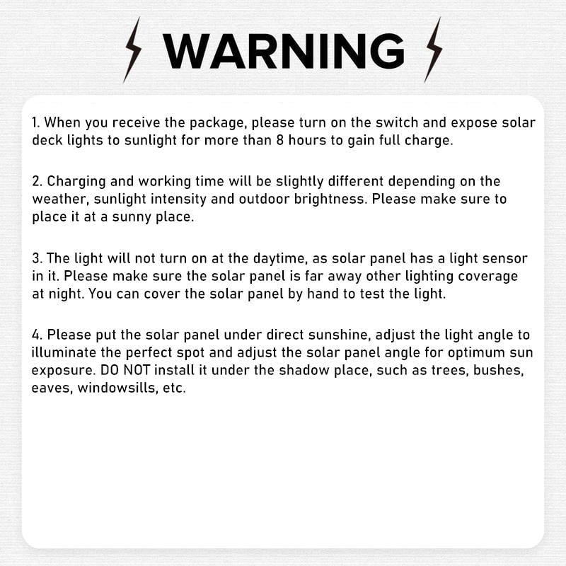 Product Introduction of Modern Solar Powered Fence Lights, Outdoor IP65 Waterproof LED Lights, Permanent Outdoor Lights RGB Garden Decorative Light with Accessories for Outside Wall, Deck, Patio, Yard, Home Decoration 14