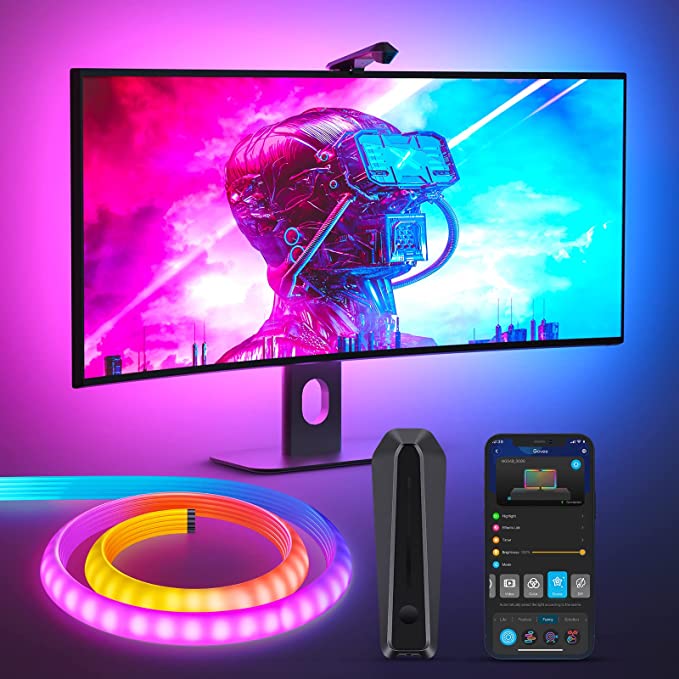 gaming monitor led strip light