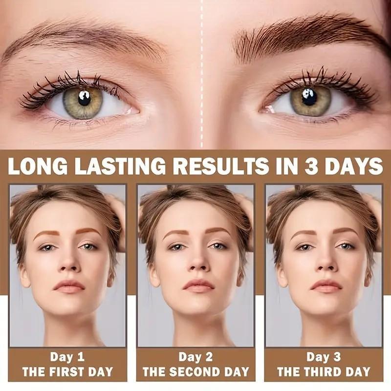 Product Introduction of Semi-Permanent Eyebrow Tattoo Gel Paste with Easy Peel-Off Formula for Lasting Waterproof Effect Makeup Cosmetic Multicolor 4
