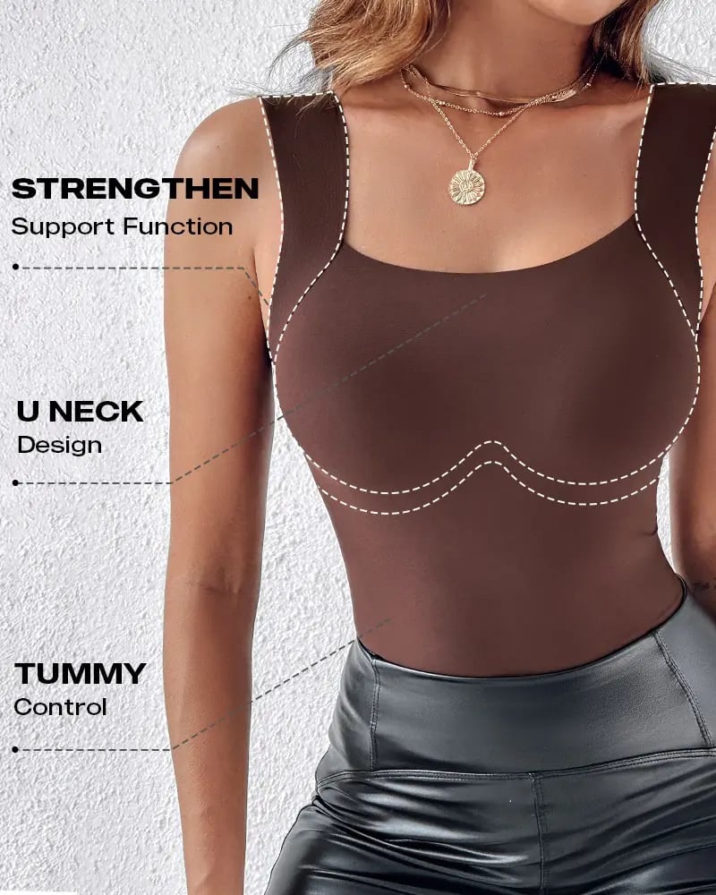 🔥U Neck Shapewear Built-in Bra Tank 🔥U Neck Shapewear Built-in Bra Tank