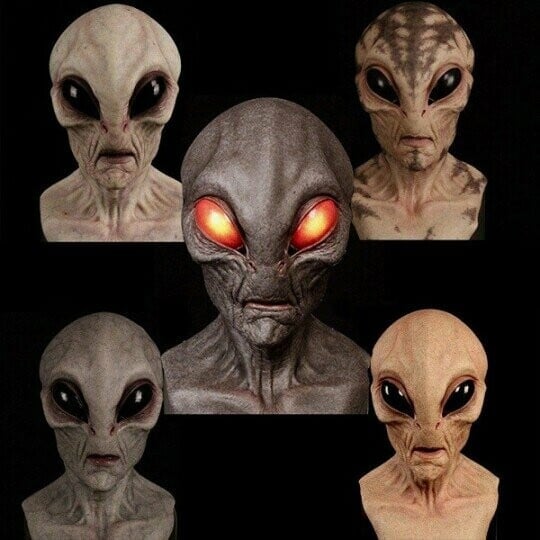 👽Lustige außerirdische Maske👾
