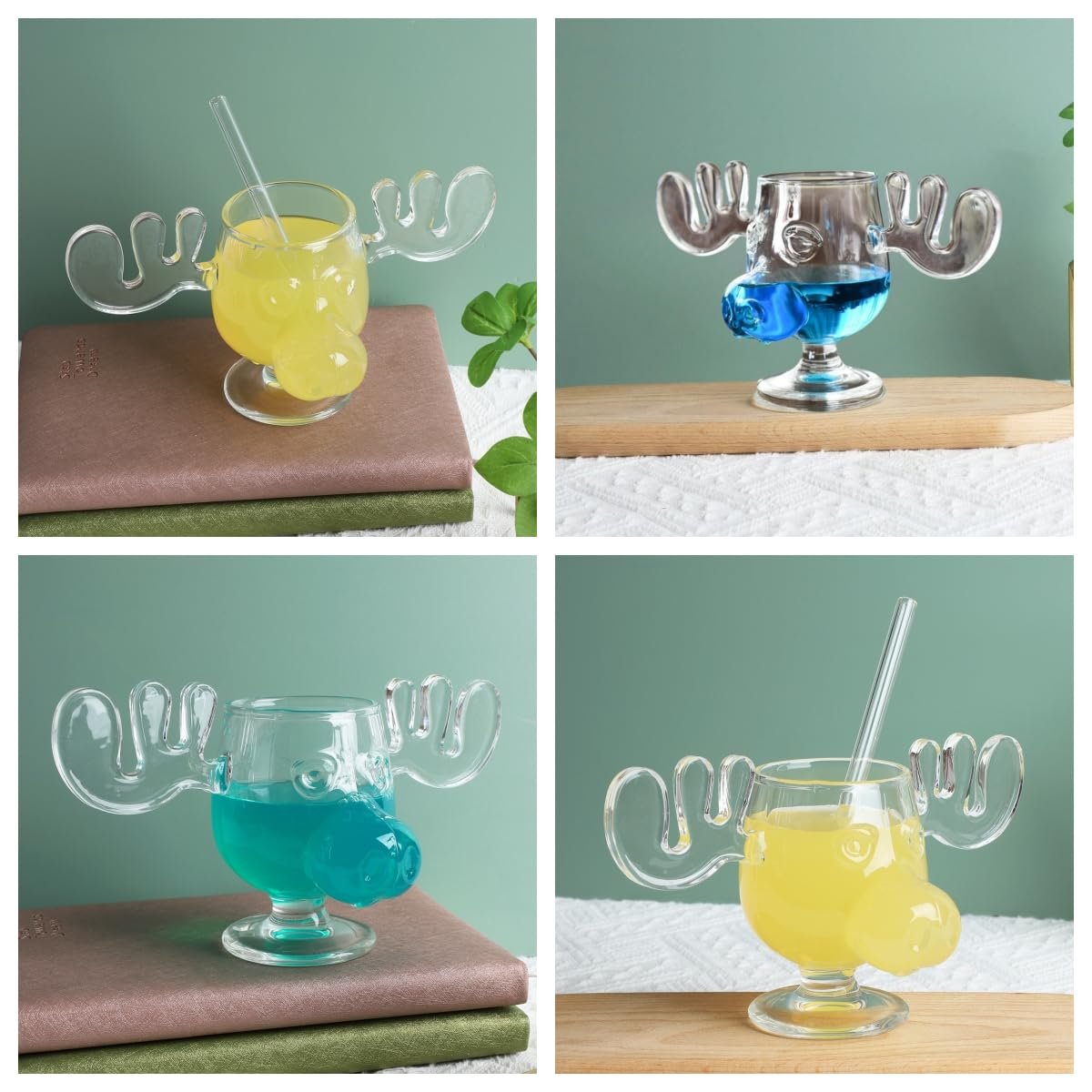 christmas reindeer cup