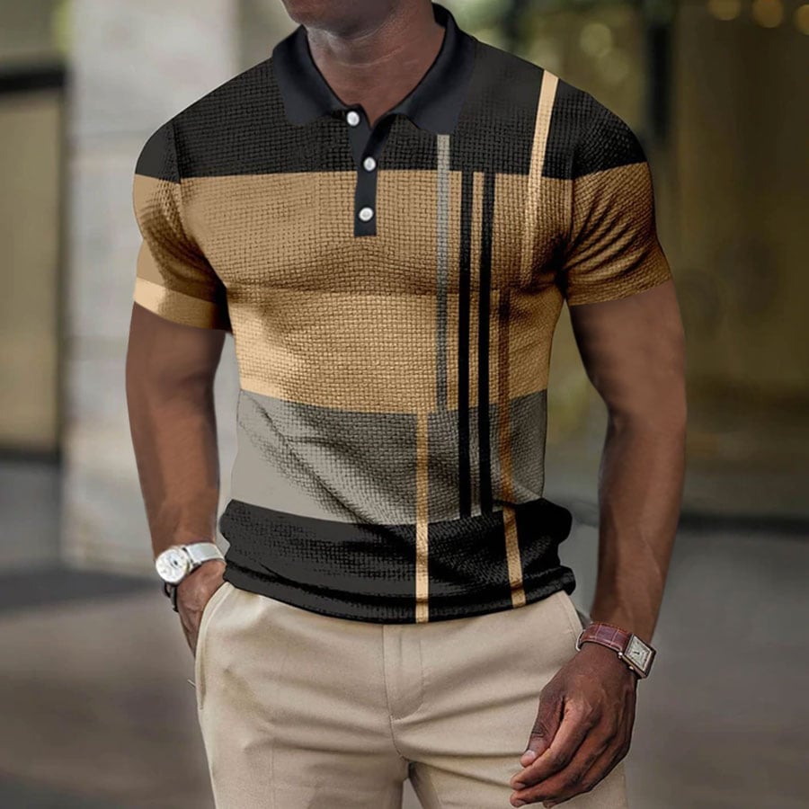 Men's Business Casual Polo Shirt