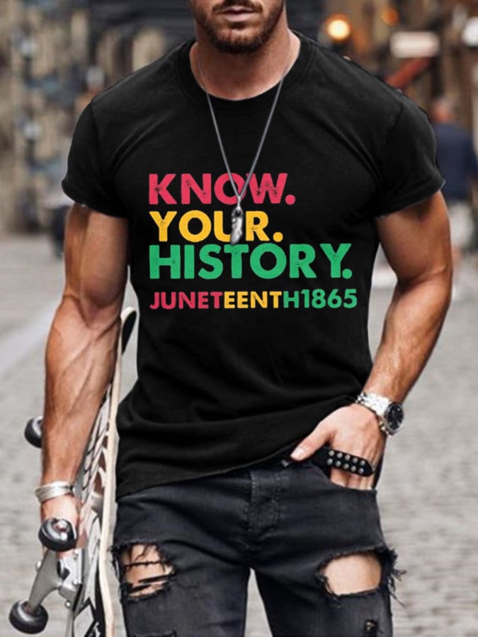 Men's Print Casual TShrit