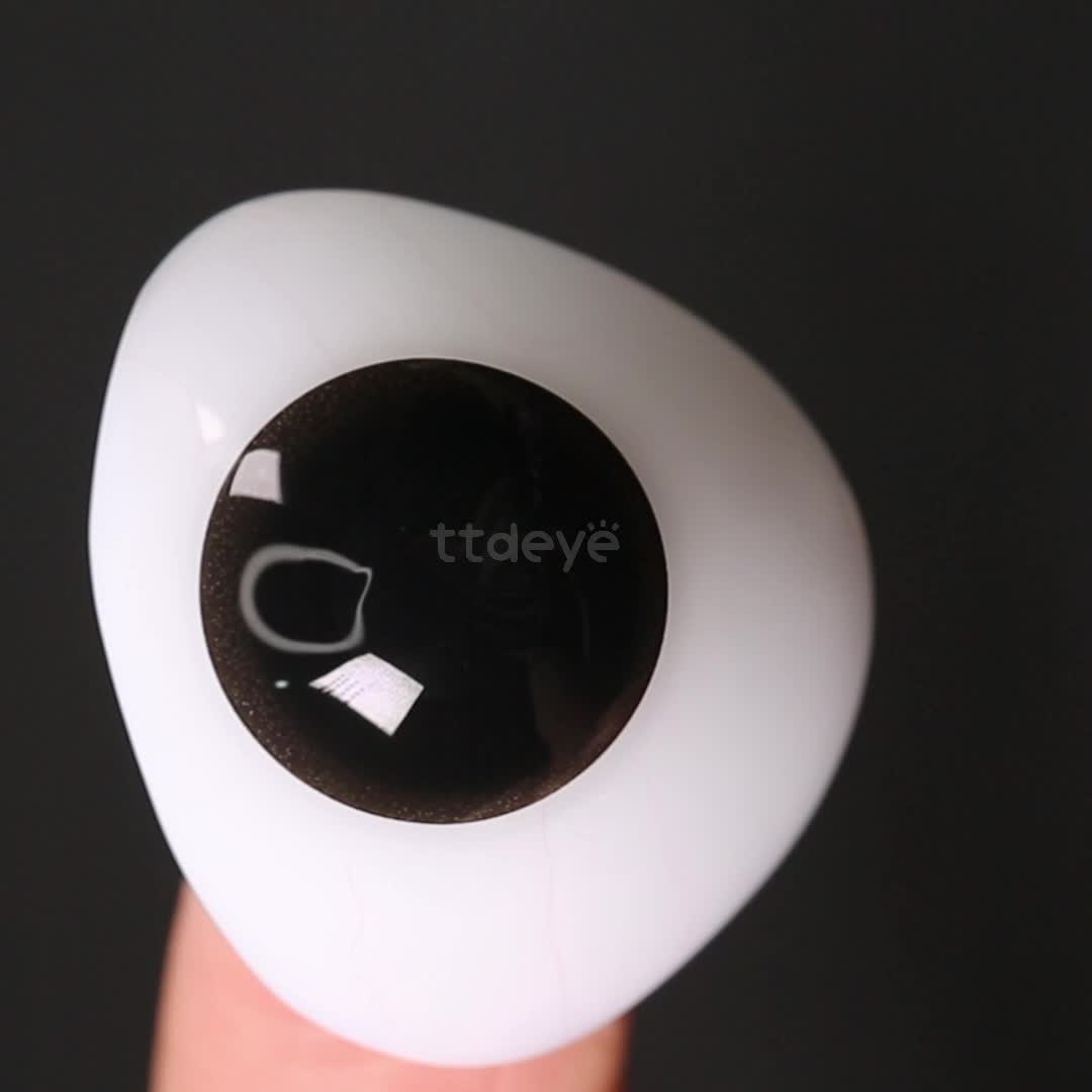 TTDeye Blind Black Colored Contact Lenses